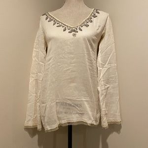 Elie Tahari Beaded Tunic, Size XS